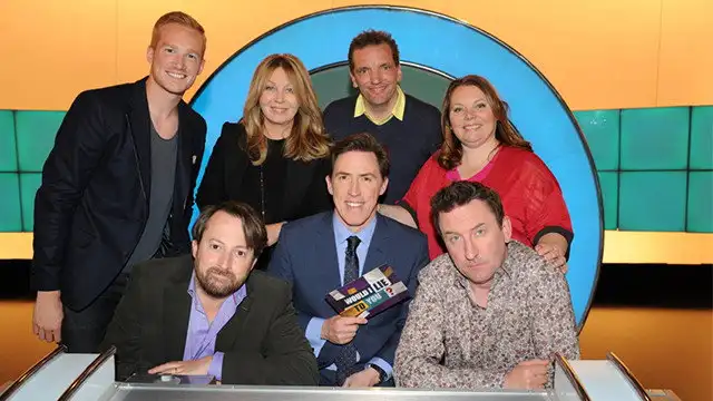 Greg Rutherford, Kirsty Young, Joanna Scanlan, Henning Wehn
