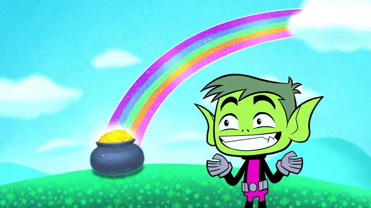 Beast Boy's St. Patrick's Day Luck, and it's Bad
