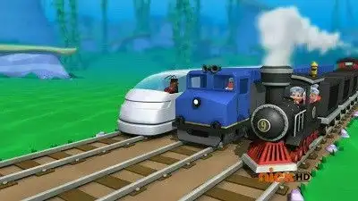 Triple Track Train Race!