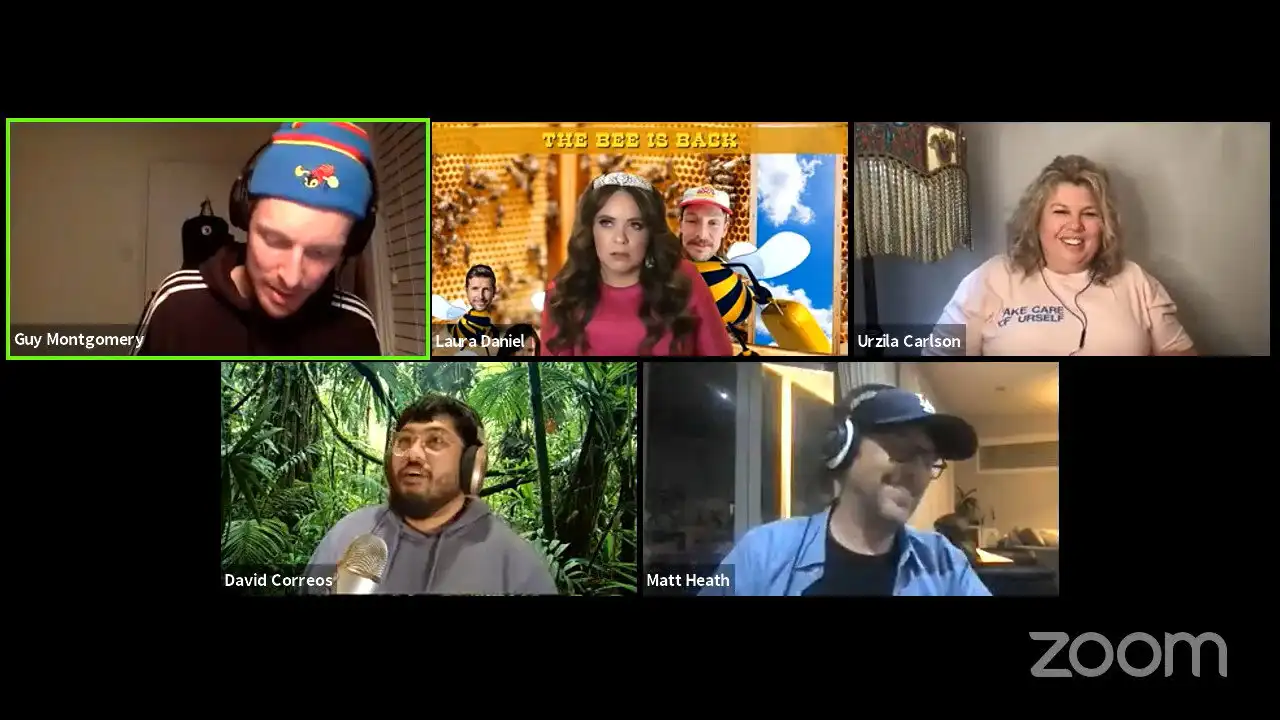 Laura Daniel, Urzila Carlson, David Correos & Matt Heath