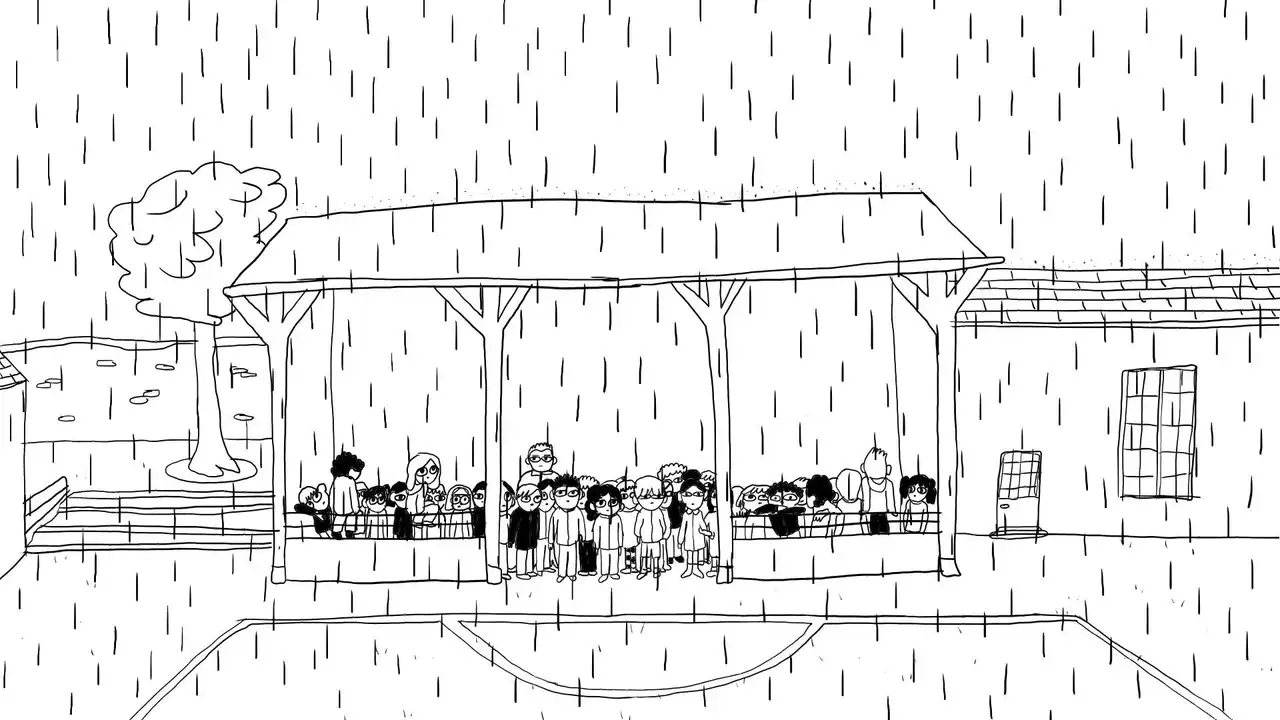 The rain