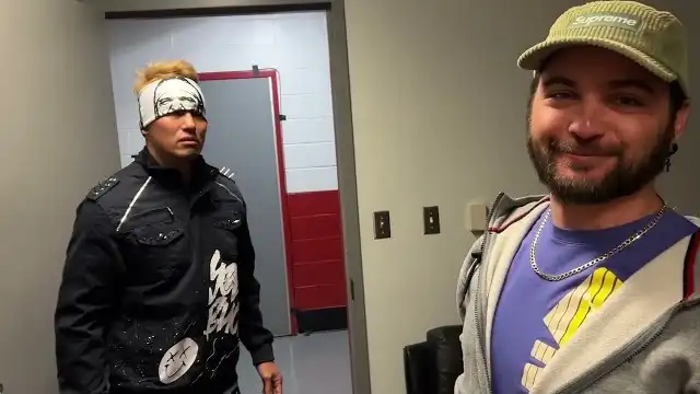 Wrestlers on the road ordering room service: Best Friends