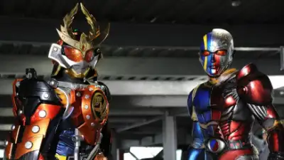 Red and Blue Kikaider