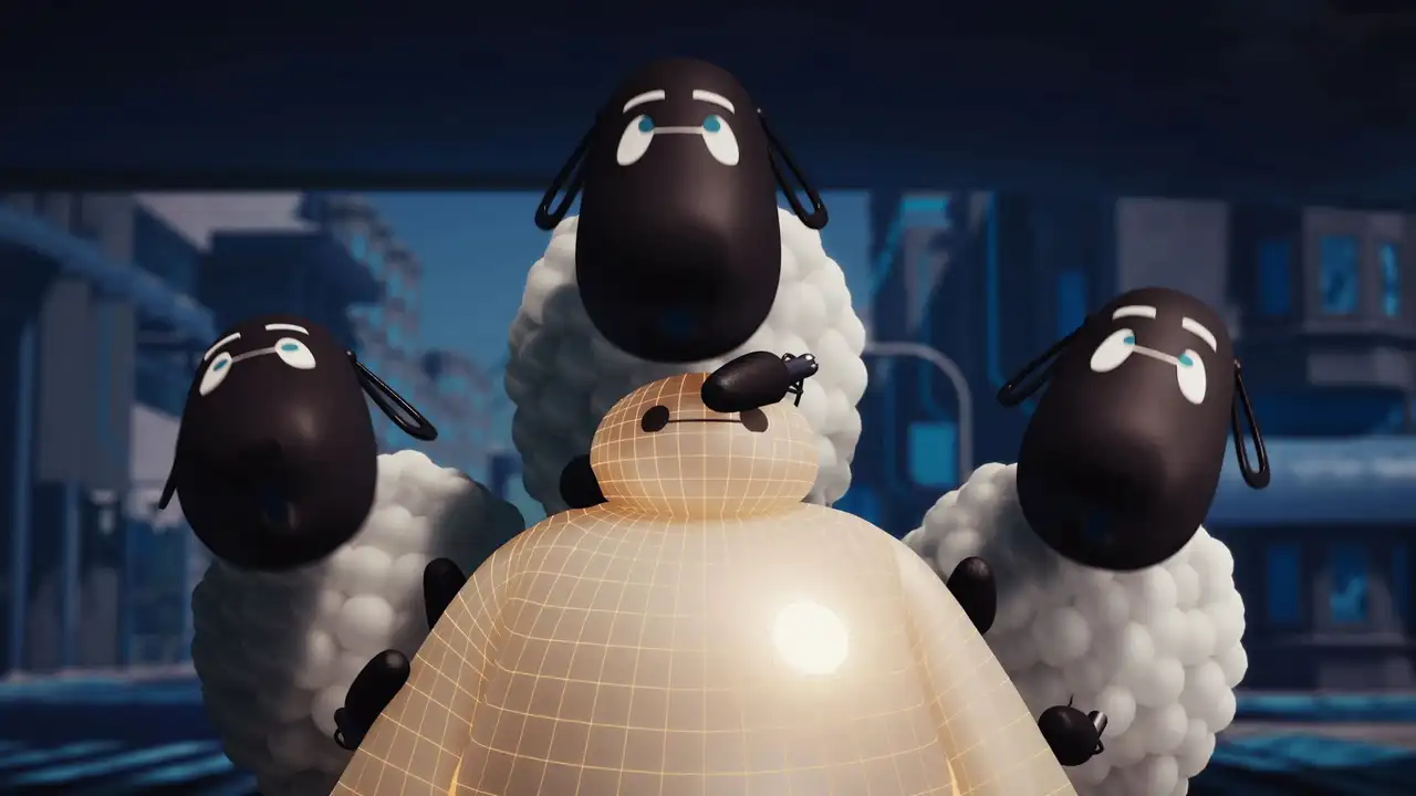 Baymax Dreams of Evil Sheep