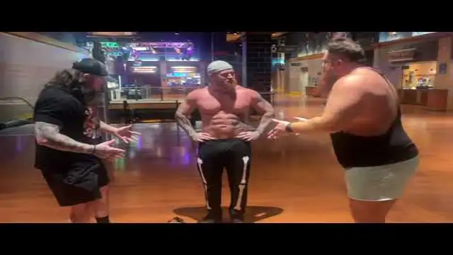 Wrestlers on the road ordering room service: Kenny Omega & Michael Nakazawa