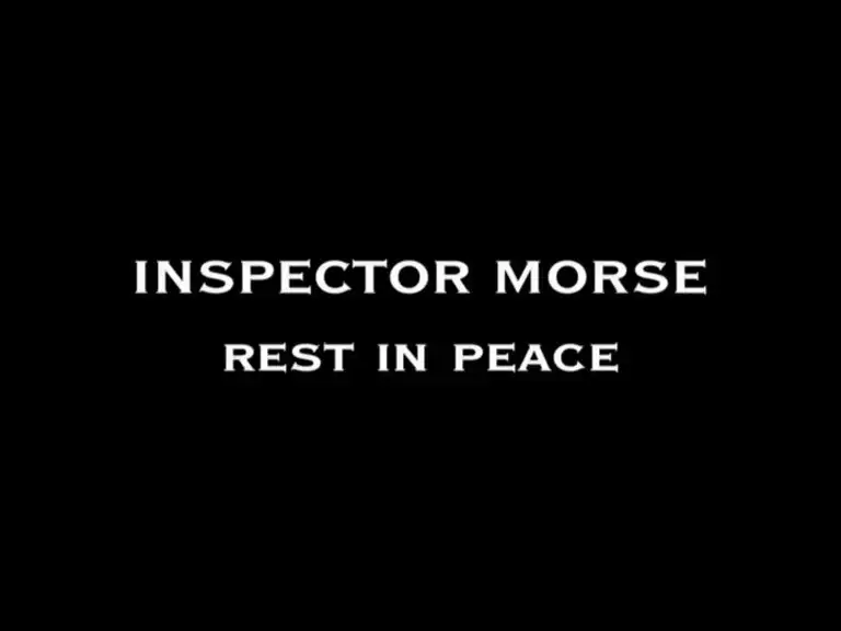 Inspector Morse Rest in Peace