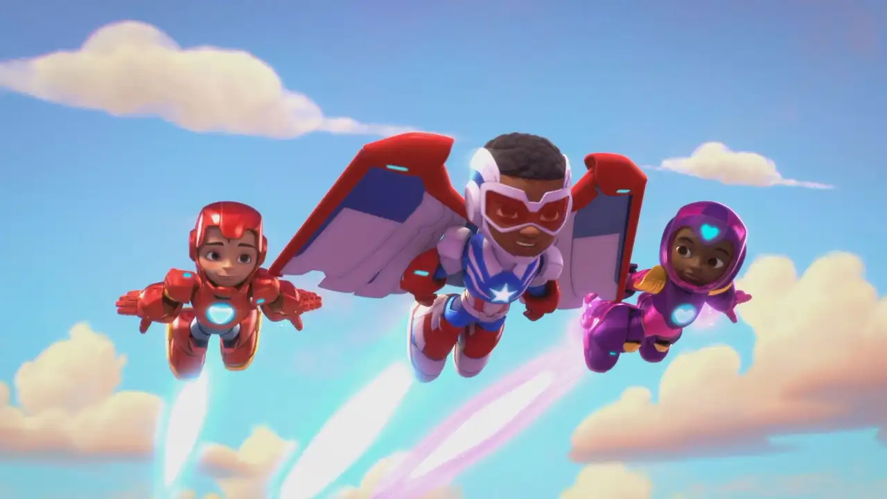 Captain America Goes Fast