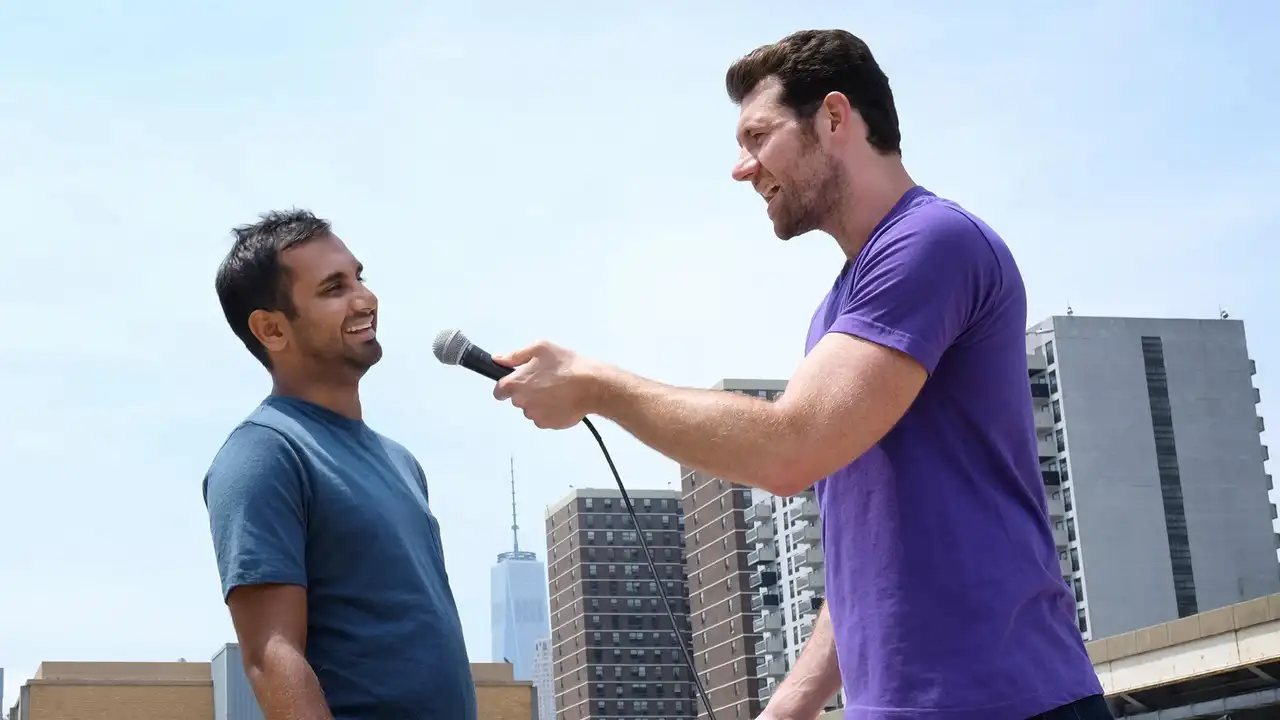 Aziz on the Street!