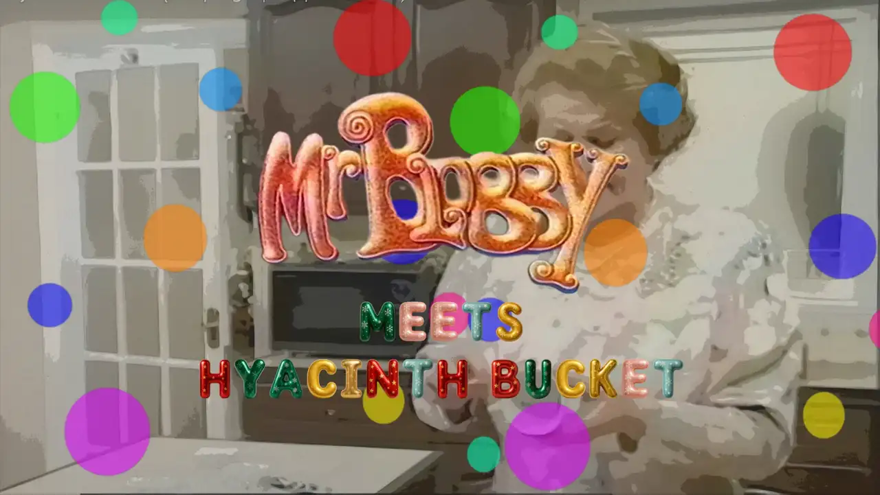 Mr. Blobby meets Hyacinth Bucket