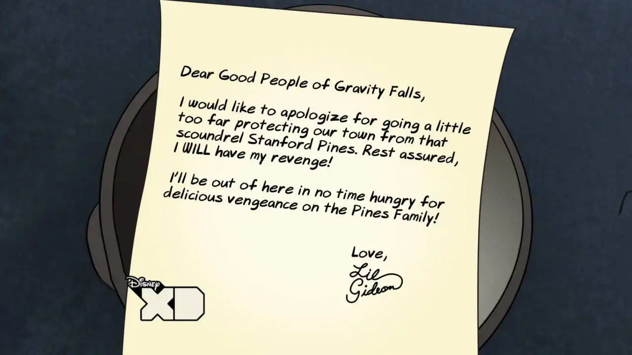 Creepy Letters from Lil Gideon - Revenge