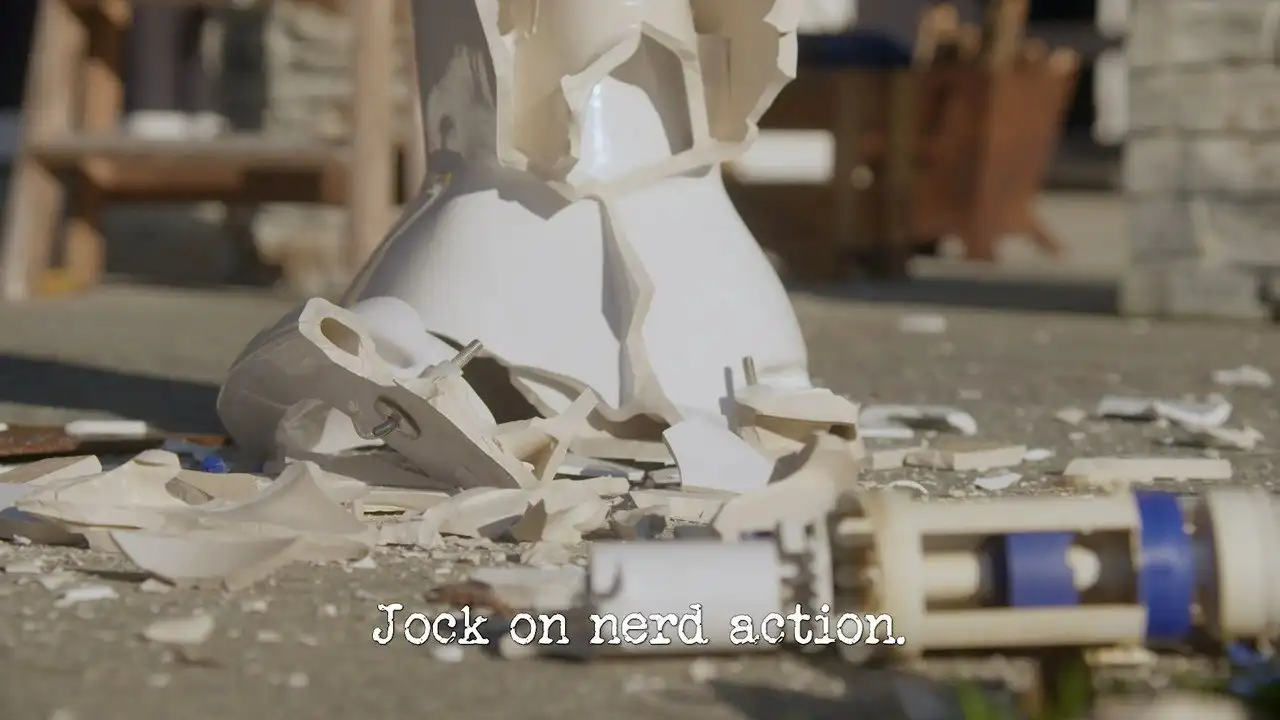 Jock on Nerd Action