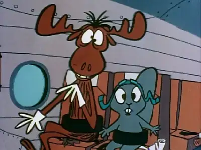 Rocky & Bullwinkle - Jet Fuel (12) - Ace Is Wild or The Flying Casket