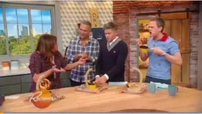Neil Patrick Harris and David Burtka Try Donut Grilled Cheese