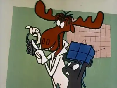 Rocky & Bullwinkle - Jet Fuel (2) - Bullwinkle's Ride or Goodbye, Dollink