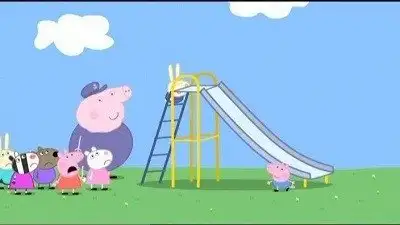 Grandpa At The Playground