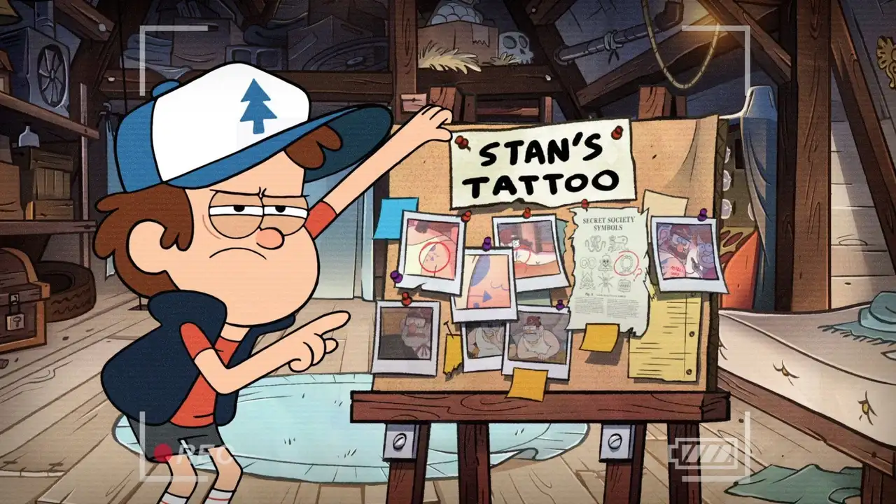Dipper's Guide to the Unexplained - Stan's Tattoo