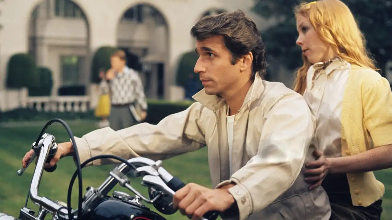 Fonzie Drops In