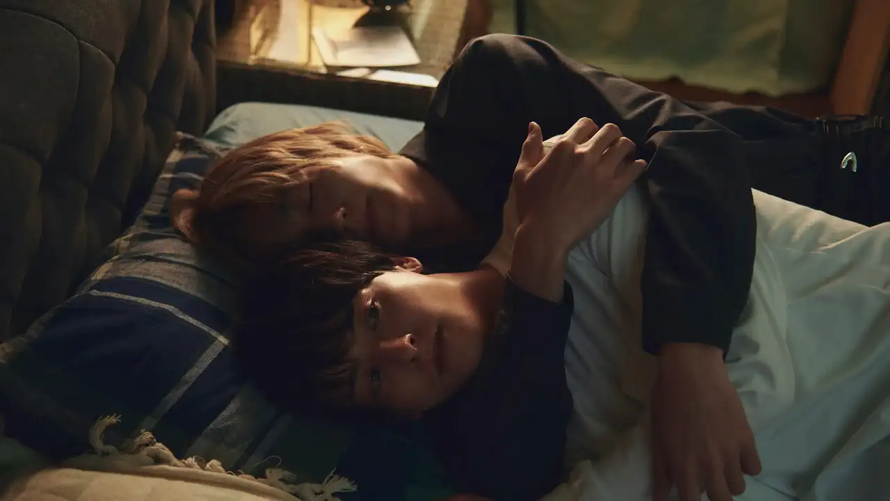 A Secret Date at Home!? The Two of Us in a Double Bed...