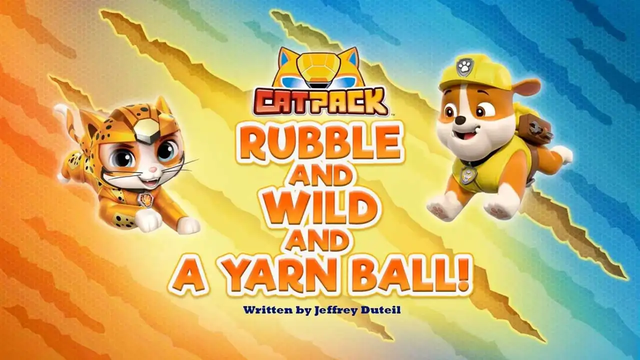 Cat Pack - Rubble and Wild and Yarn Ball