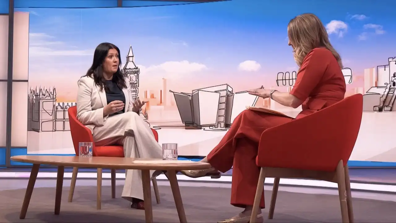 Lisa Nandy, Richard Tice and Mike Johnson