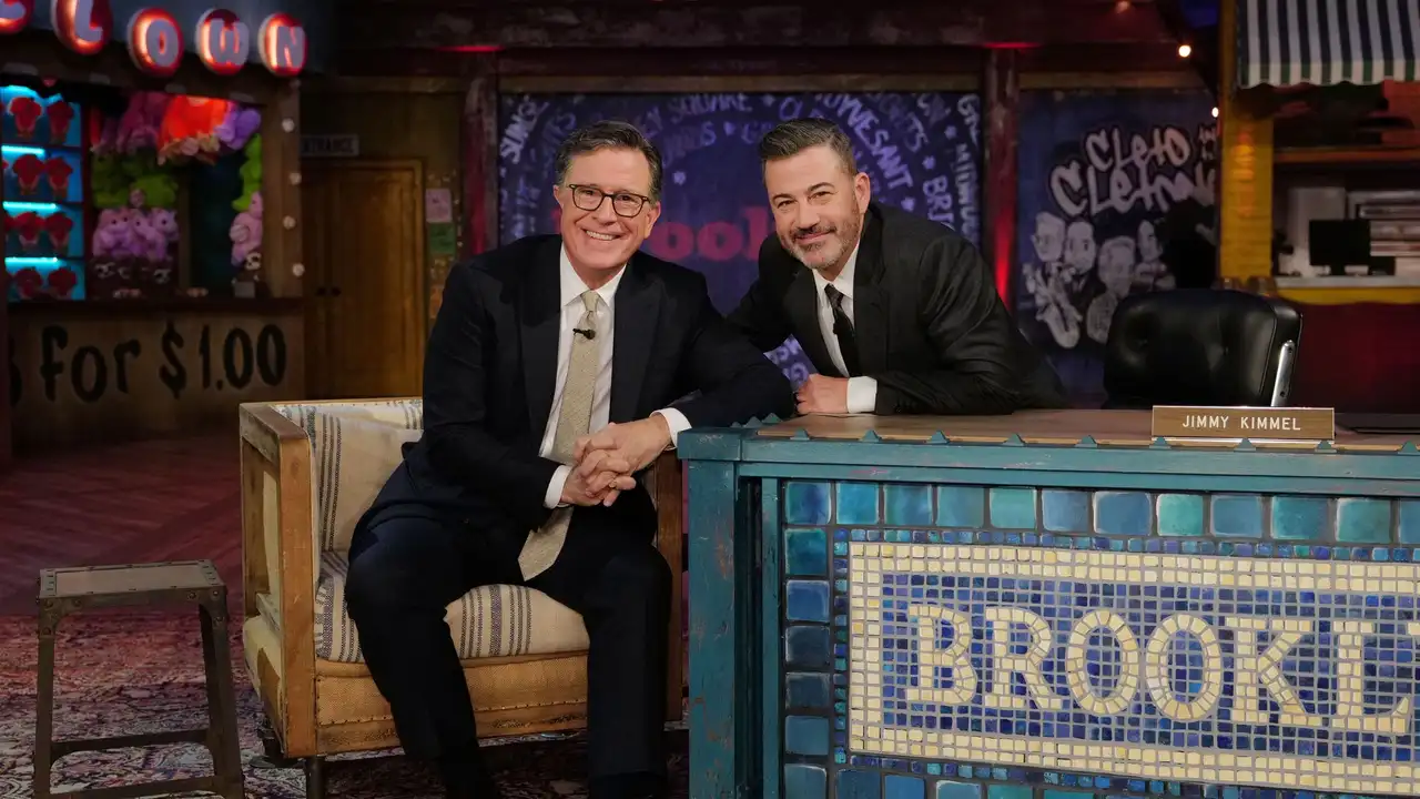 Stephen Colbert, Kumail Nanjiani, Reneé Rapp