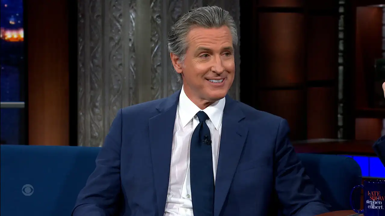 Gov. Gavin Newsom, Priscilla Presley