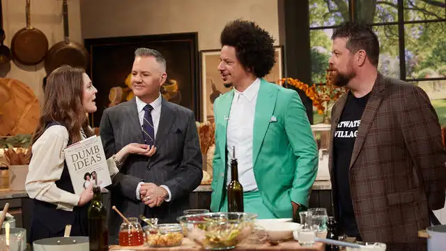 Side Dish Competish with Judges Eric André and Dan Curry, Lisa Ling