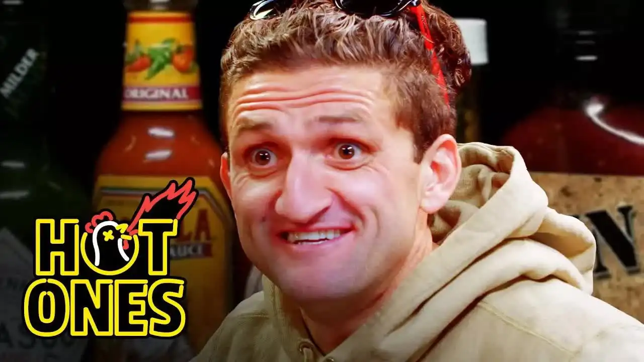 Casey Neistat Melts His Face Off While Eating Spicy Wings