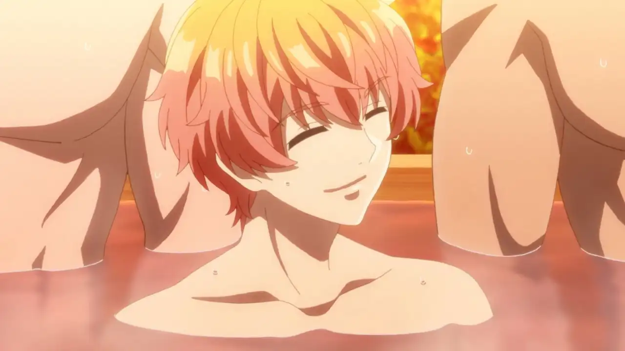 Carbonated hot springs are cold, so you can enter for a long time