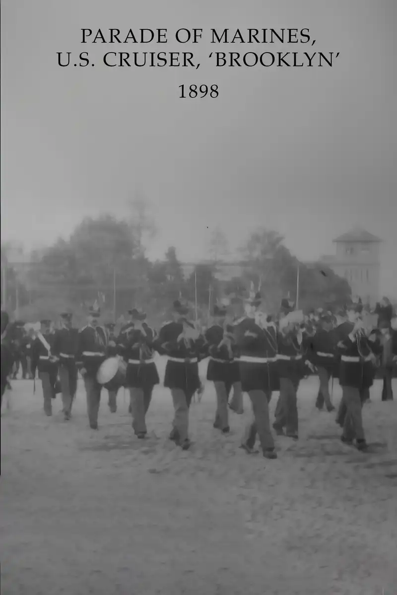 Parade of Marines, U.S. Cruiser, 'Brooklyn'
