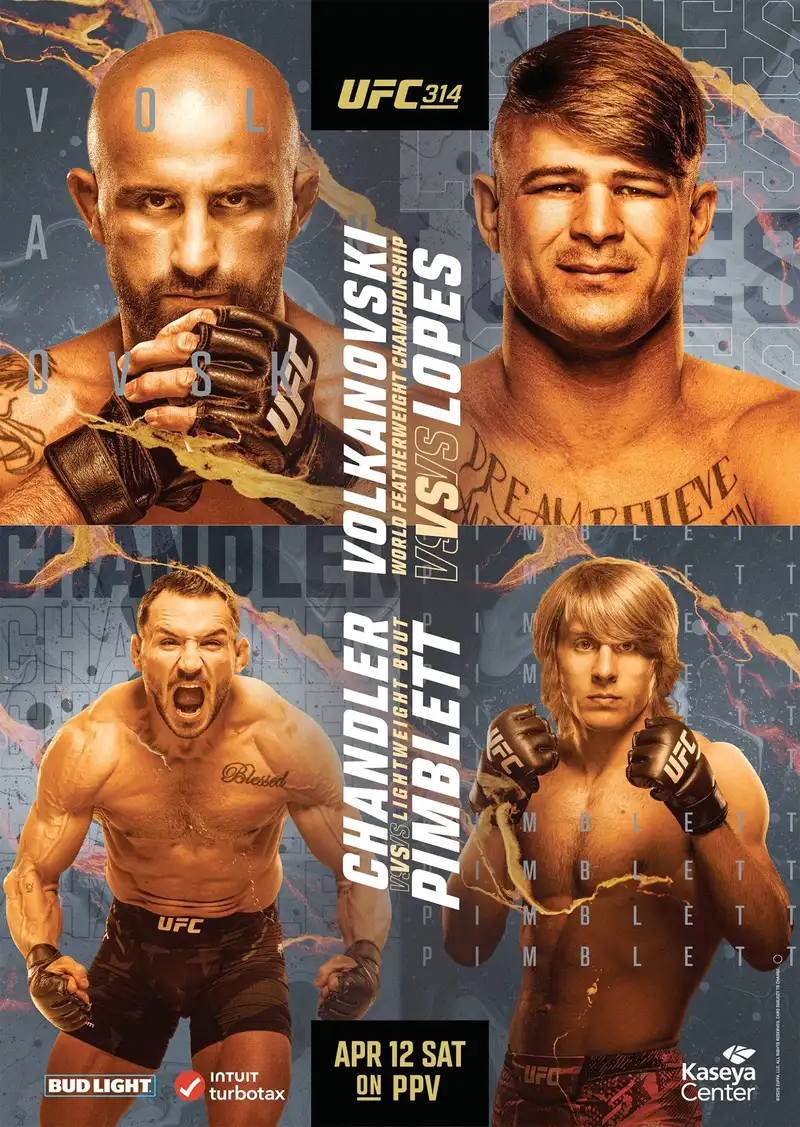 UFC 314: Volkanovski vs. Lopes